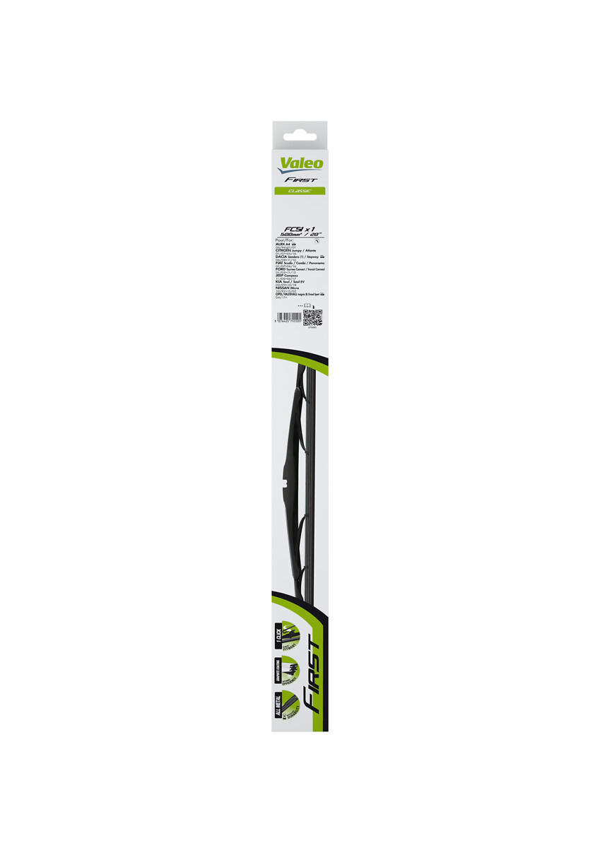 VALEO VAL575551 Ablaktörlő lapát  500MM FIRST